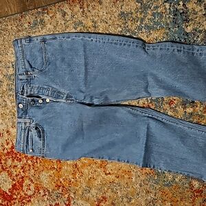 Womens levi 501 button up skinny jeans
